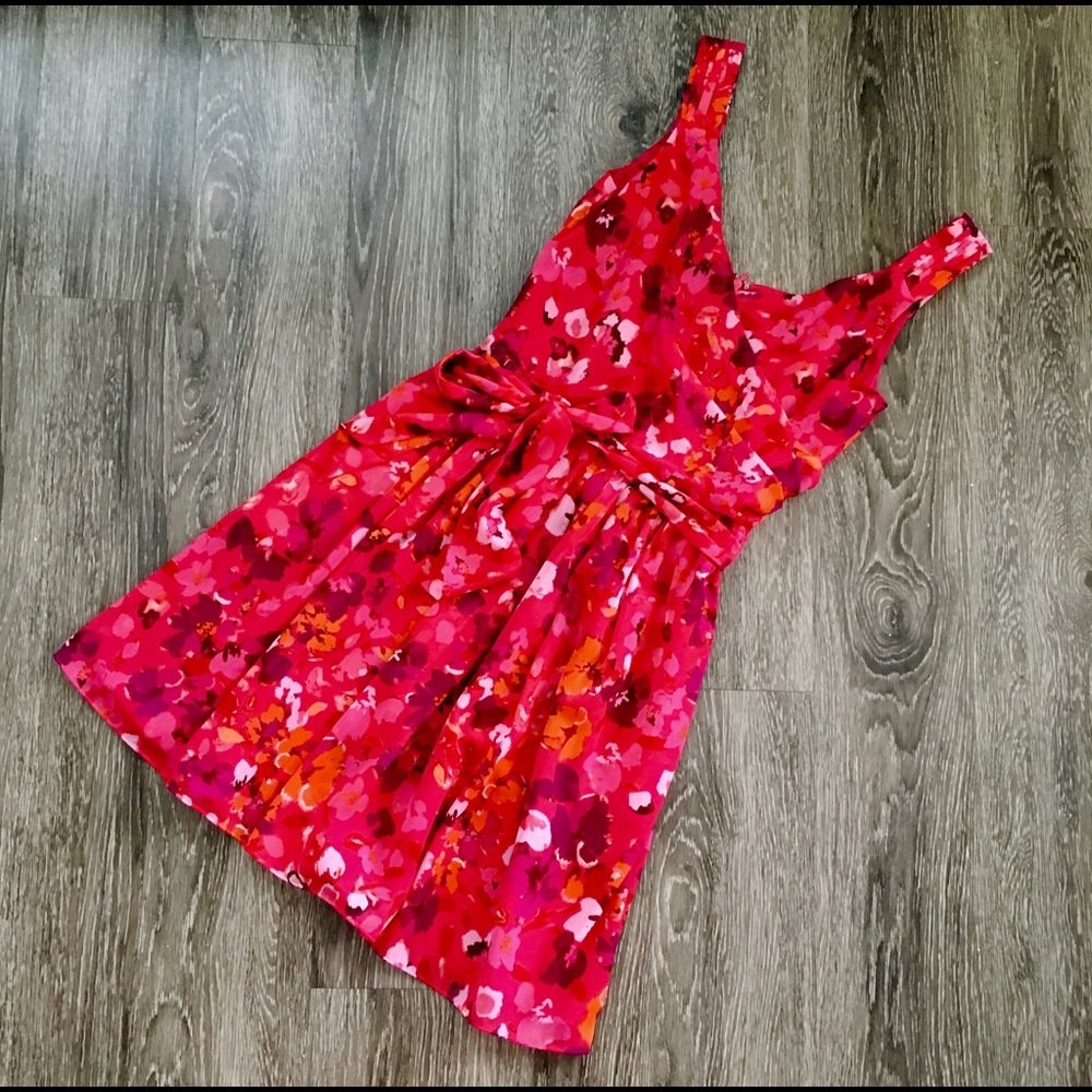 Express Crossover Dress in Pretty Pink